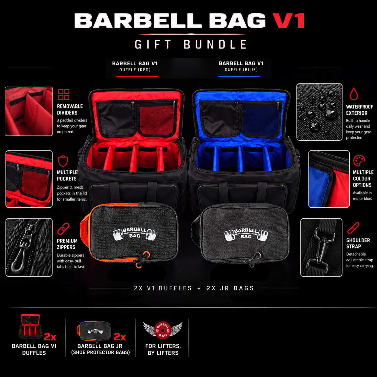 BARBELL BAG V1 GIFT BUNDLE