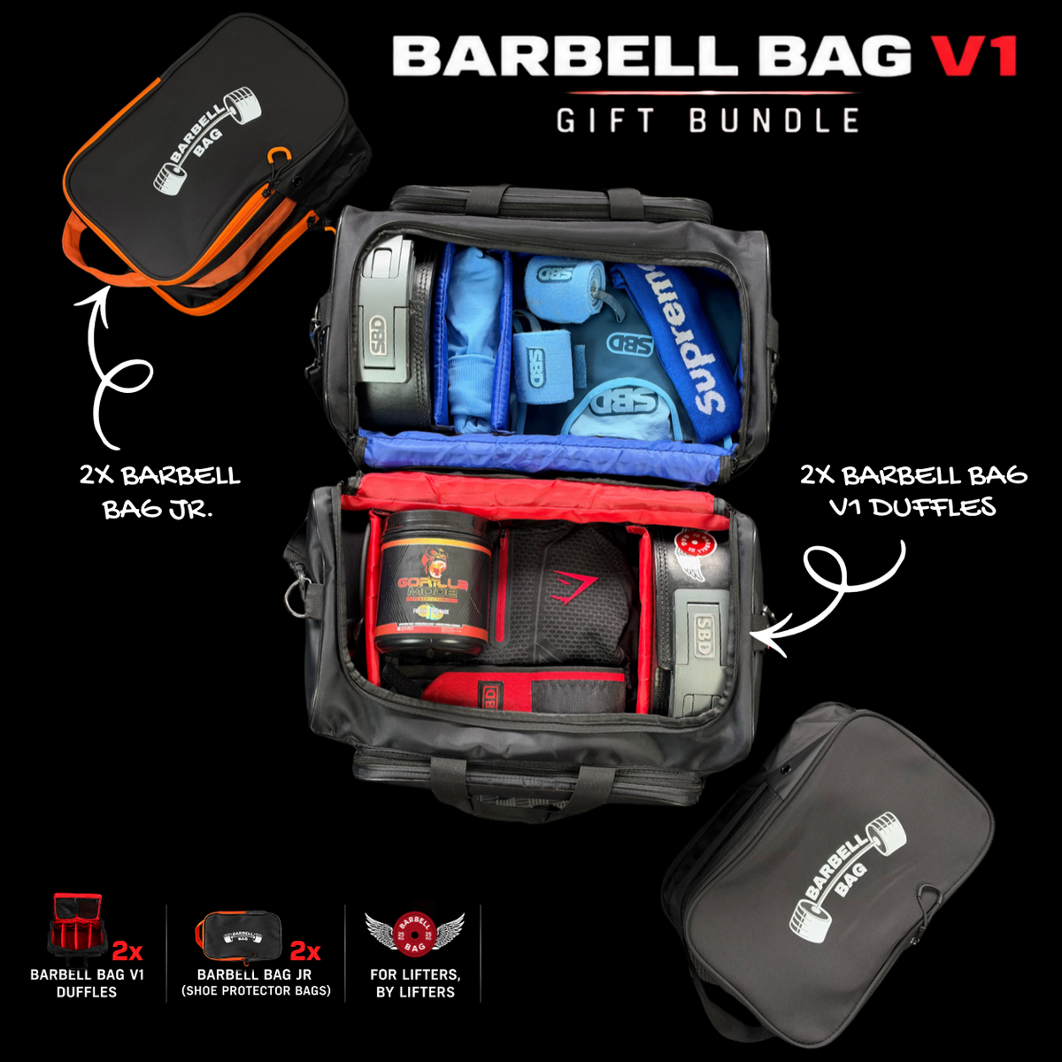 BARBELL BAG V1 GIFT BUNDLE