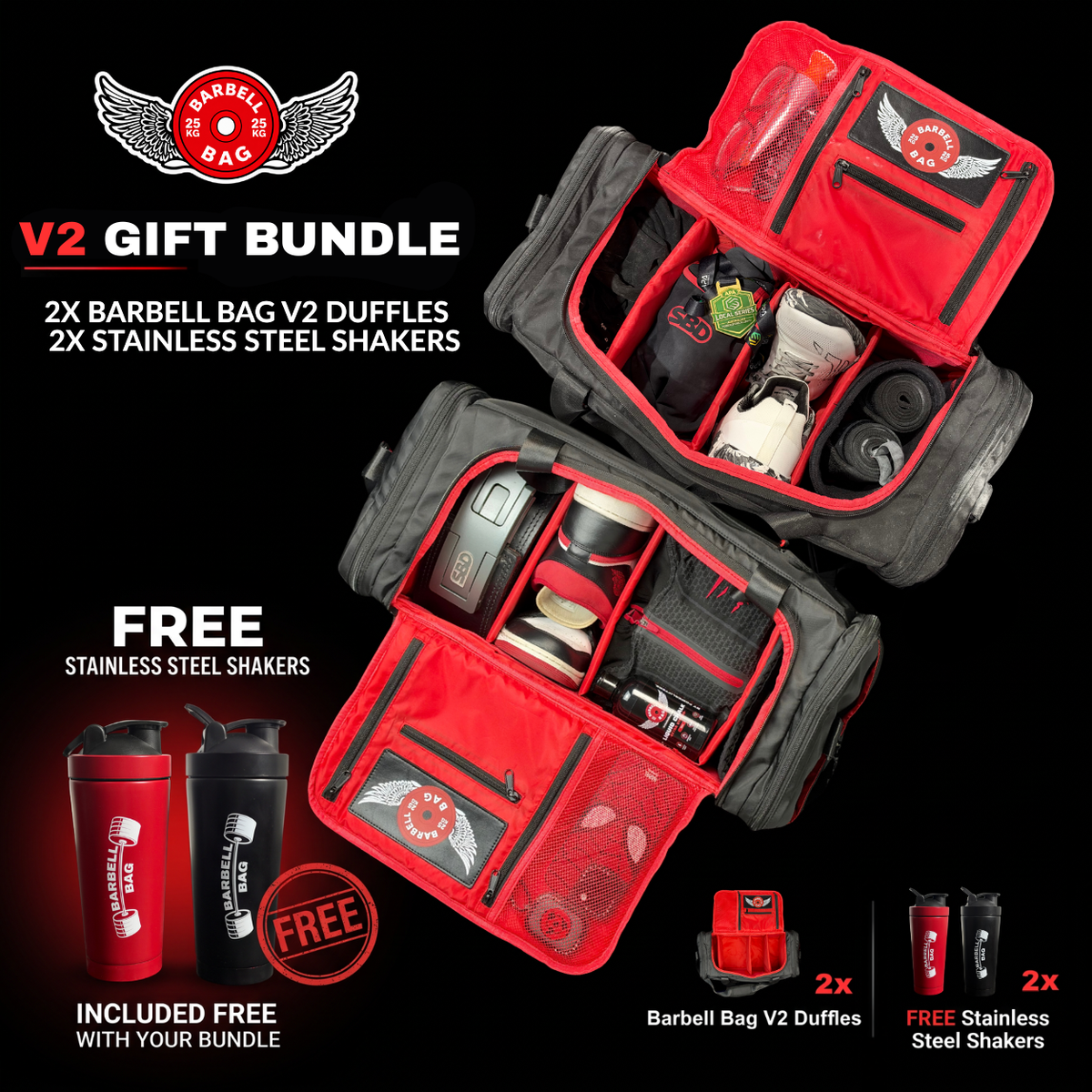 Barbell Bag V2 Bundle